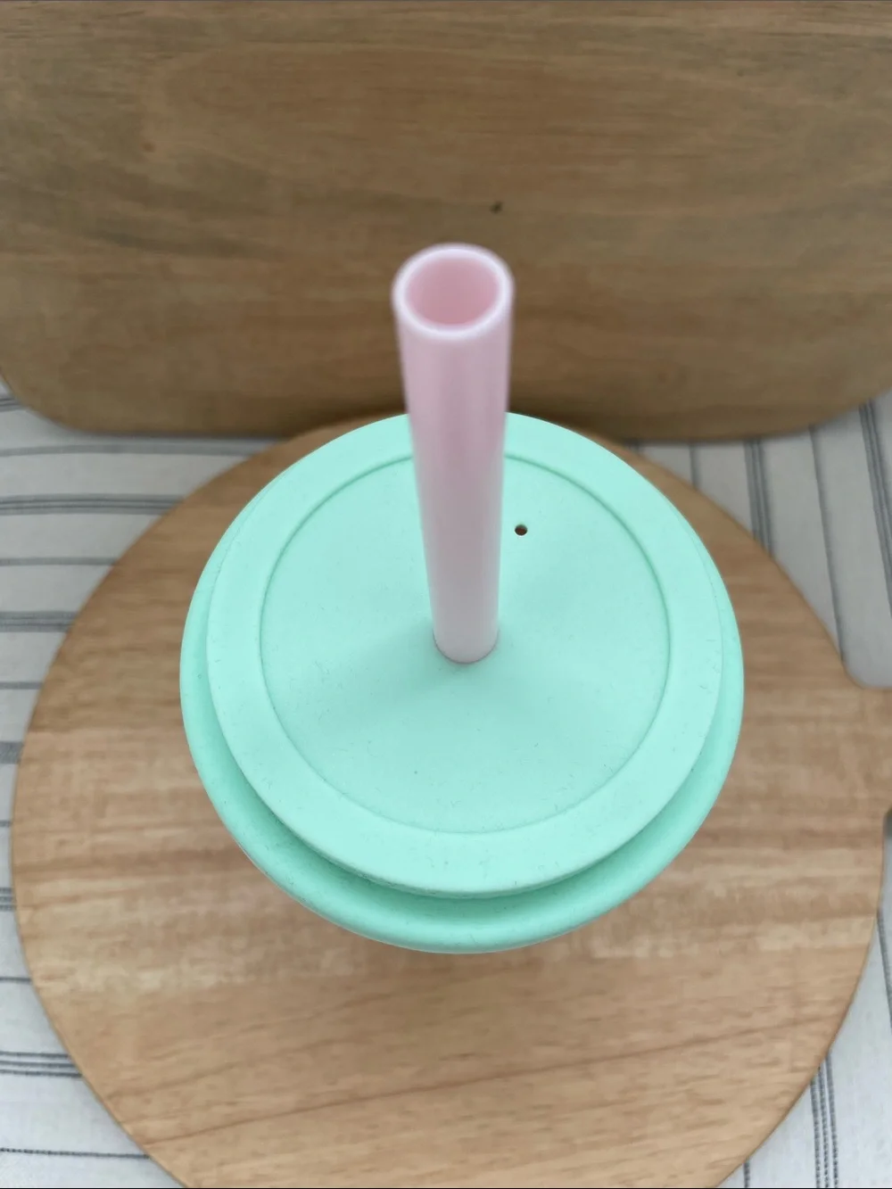 SALE! NWT Kids Pink Travel Cup with Mint Lid - Breakfast Club Pusheen The Cat 7”